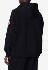 Canada Goose Rove Logo Patch Hooded Sweatshirt Black 1549MCO/S_CANAD-9061