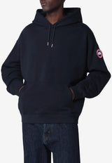 Canada Goose Rove Logo Patch Hooded Sweatshirt Navy 1549MCO/S_CANAD-9858