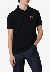 Canada Goose Beckley Logo Polo T-shirt Black 1600MCO/S_CANAD-9061