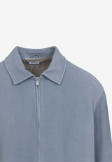 Grained Leather Jacket