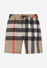Signature Check Swim Shorts