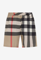 Signature Check Swim Shorts