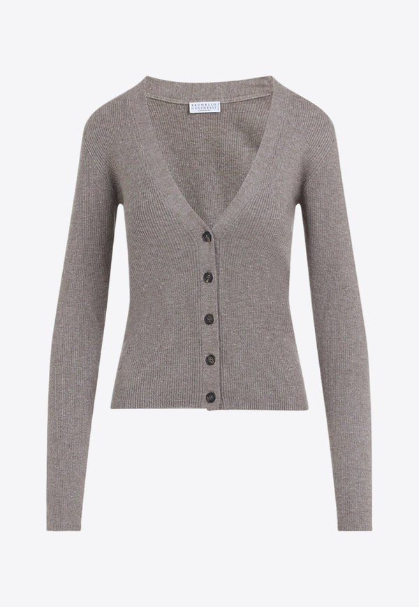 V-neck Knit Cardigan