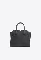 Mini Milano Leather Top Handle Bag