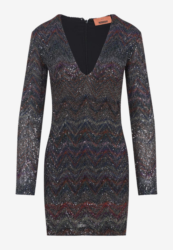 Long-Sleeved Mini Dress