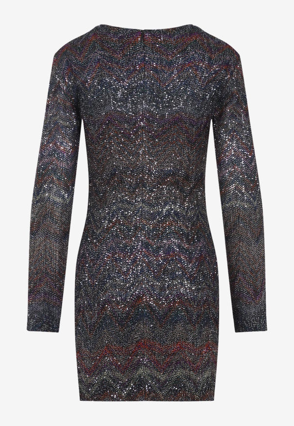 Long-Sleeved Mini Dress