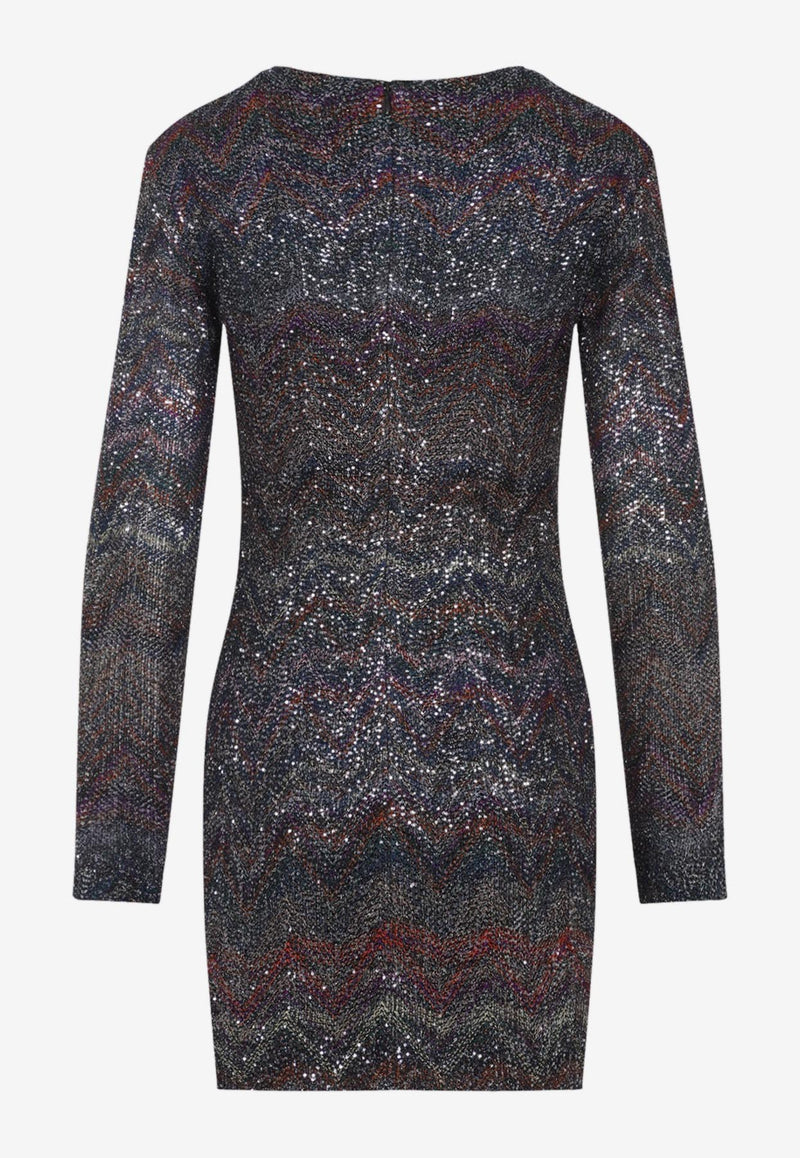 Long-Sleeved Mini Dress