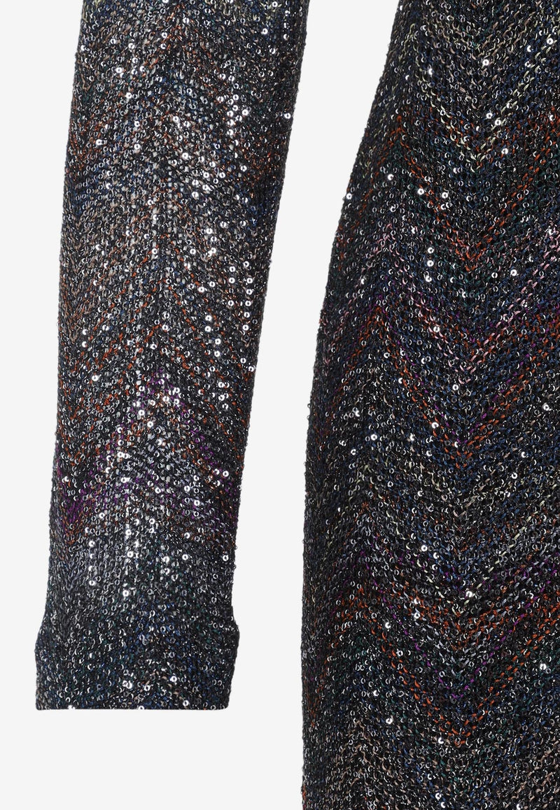 Long-Sleeved Mini Dress