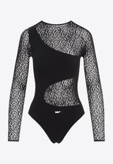 W Net Bodysuit Top