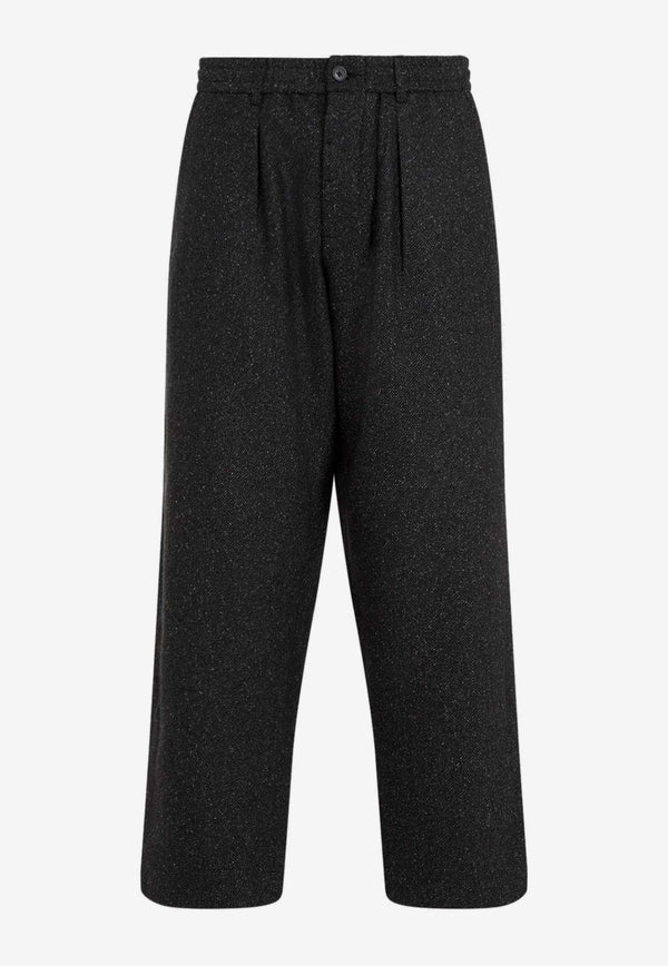 Oxford Pleated Pants