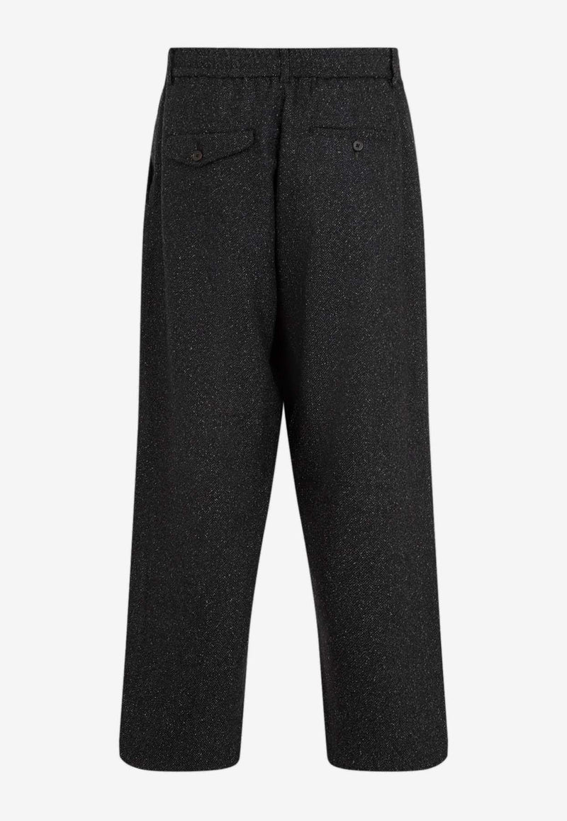 Oxford Pleated Pants