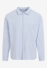 Long-Sleeved Button-Up Shirt