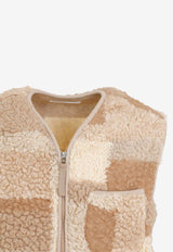 Shearling Zip Gilet