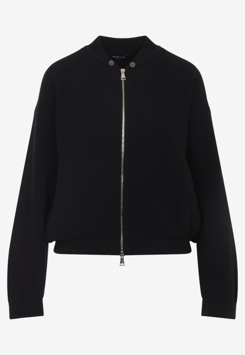 Zip-Up Virgin Wool Jacket