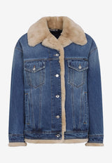 Shearling Denim Jacket
