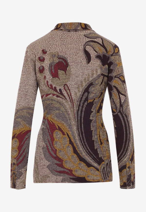 Paisley Knitted Cardigan
