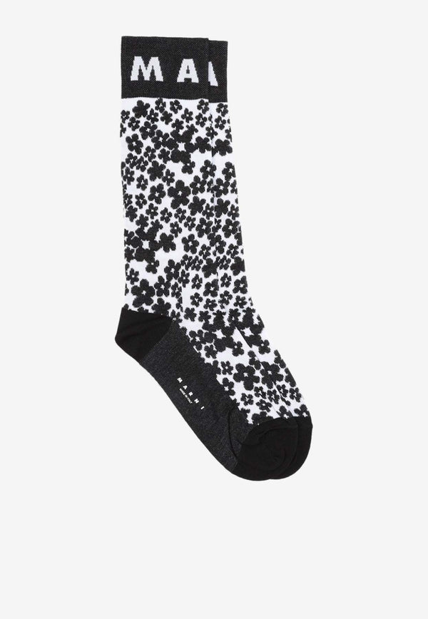 Logo Floral Socks