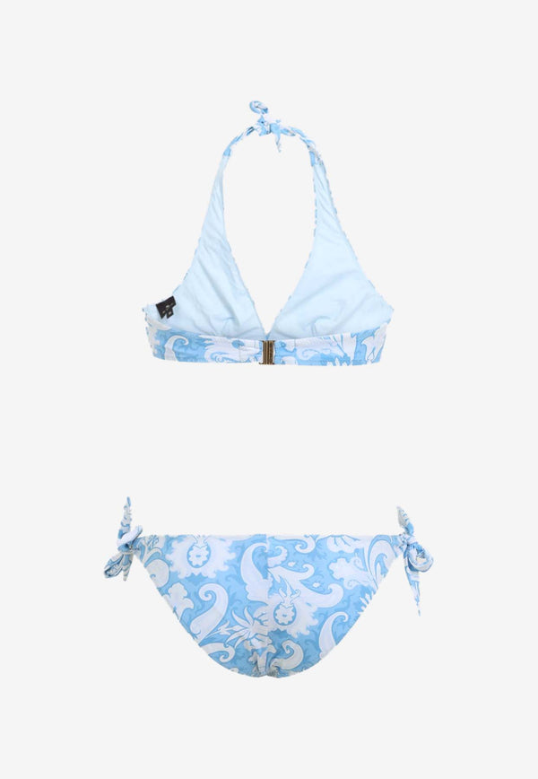 Printed Triangle Bikini