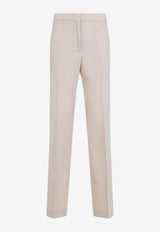 Straight-Leg Tailored Pants