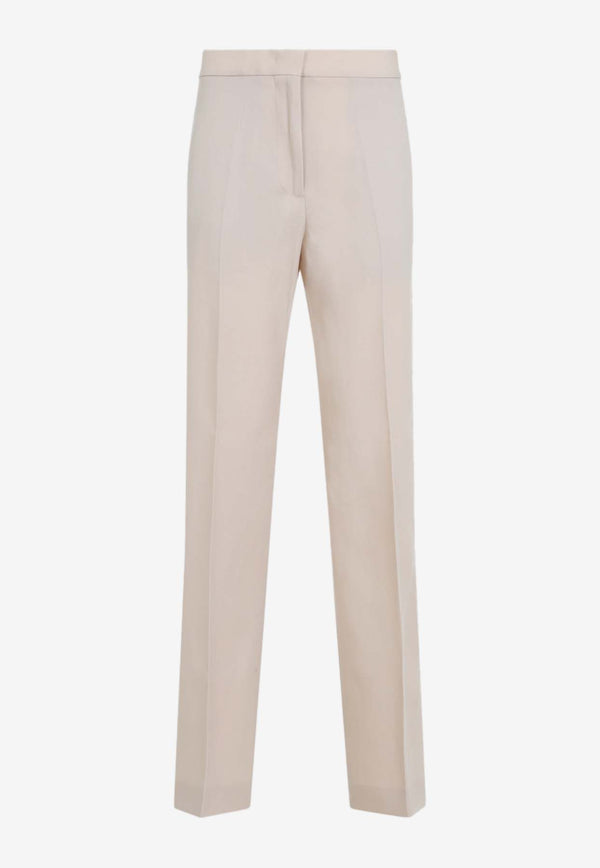 Straight-Leg Tailored Pants