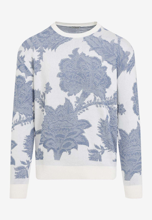 Floral Crewneck Sweater