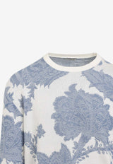 Floral Crewneck Sweater