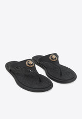 Alia Rubber Thong Sandals