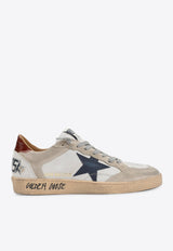 Ballstar Leather and Suede Sneakers