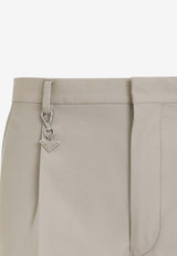 Straight-Leg Tailored Pants