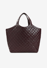 Icare Quilted Leather Tote Bag