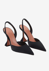 Holli 95 Slingback Satin Pumps