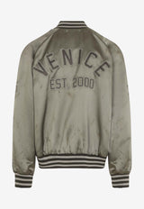 Venice Satin Bomber Jacket