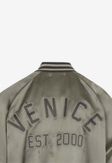 Venice Satin Bomber Jacket
