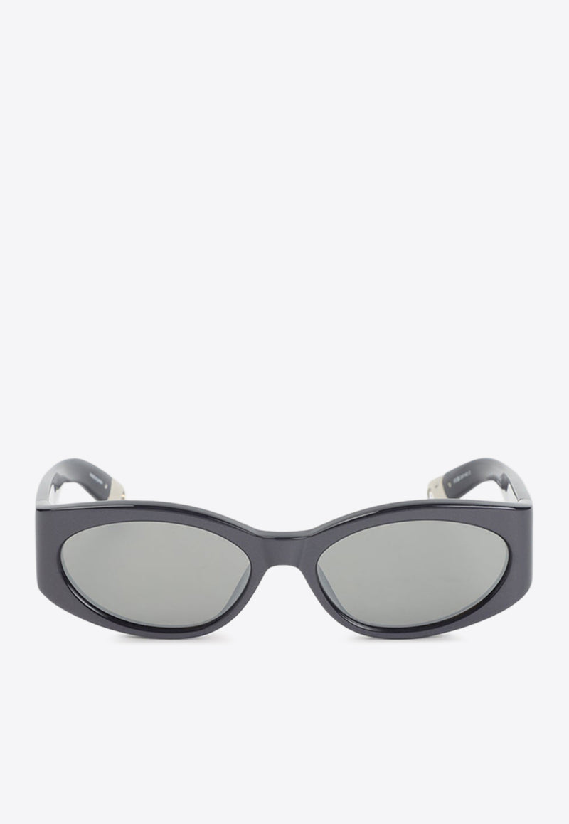 Oval Acetate Sunglasses
