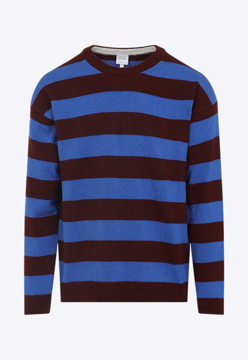 Striped Long-Sleeved Sweater