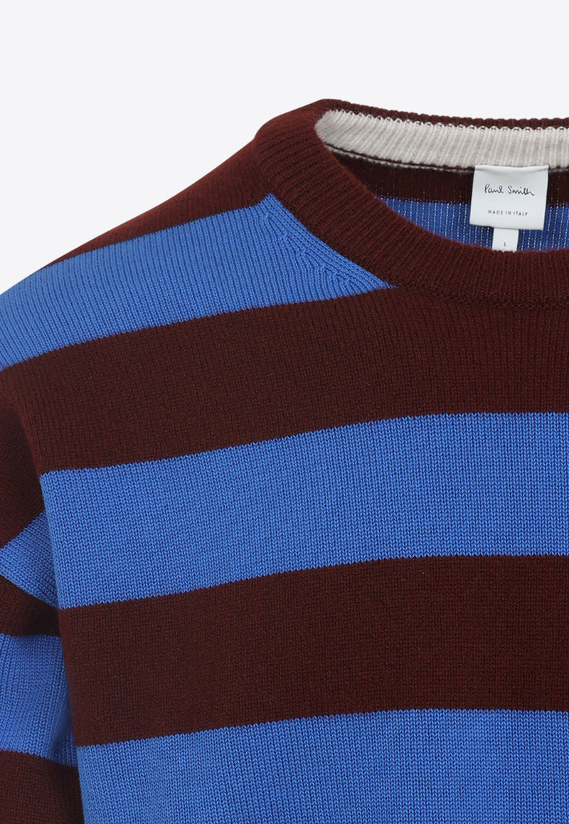 Striped Long-Sleeved Sweater