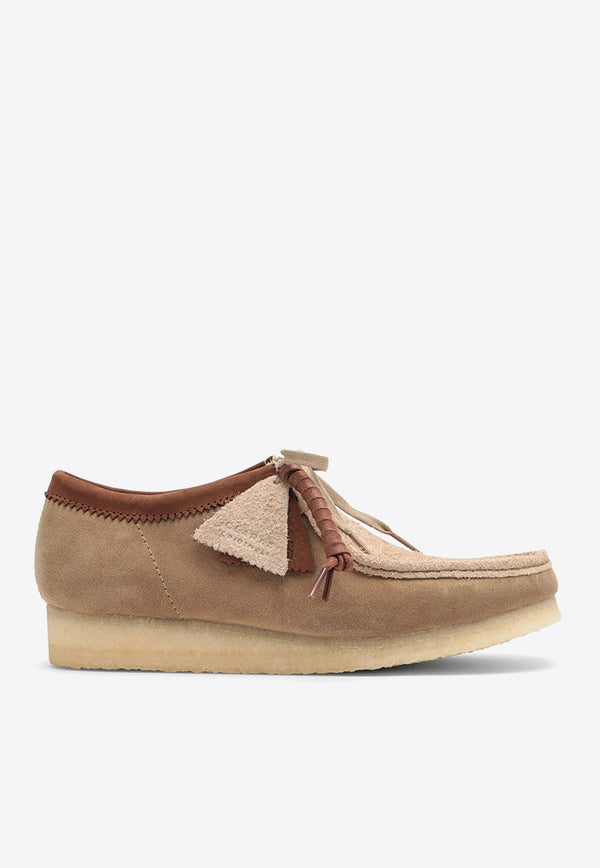 Clarks Lace-Up Loafers Beige 170538SUE/M_CLARK-SA