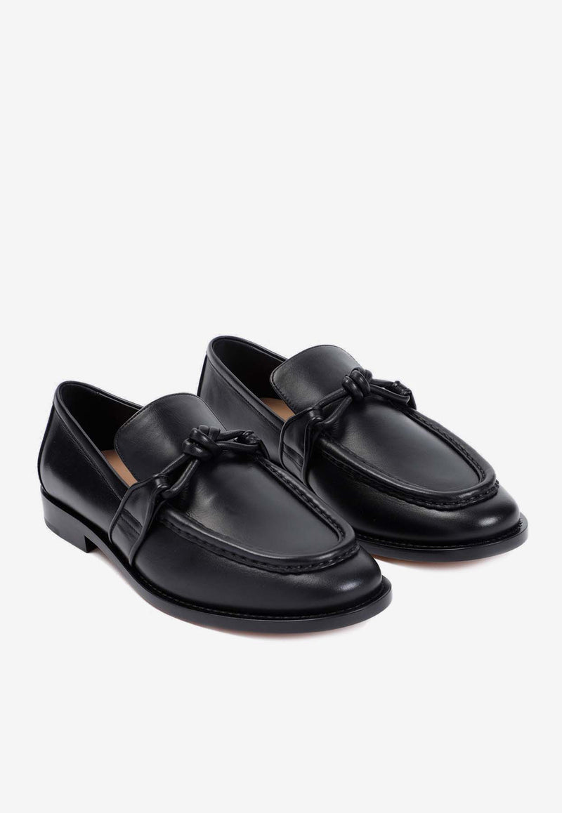 Astaire Signature Knot Leather Loafer