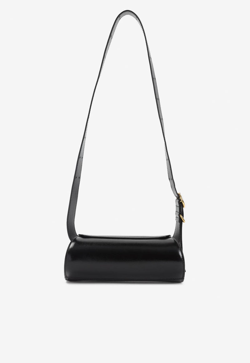 Mini Cannolo Calf Leather Shoulder Bag