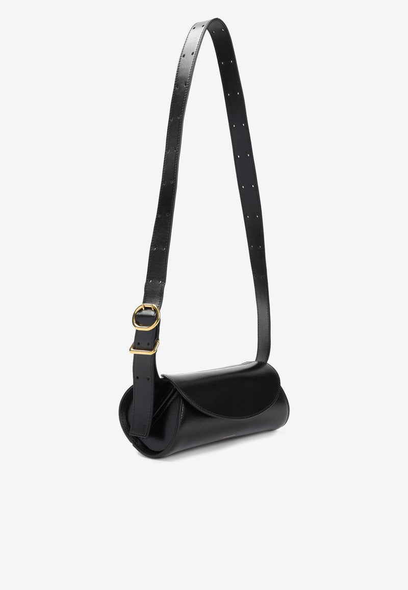 Mini Cannolo Calf Leather Shoulder Bag