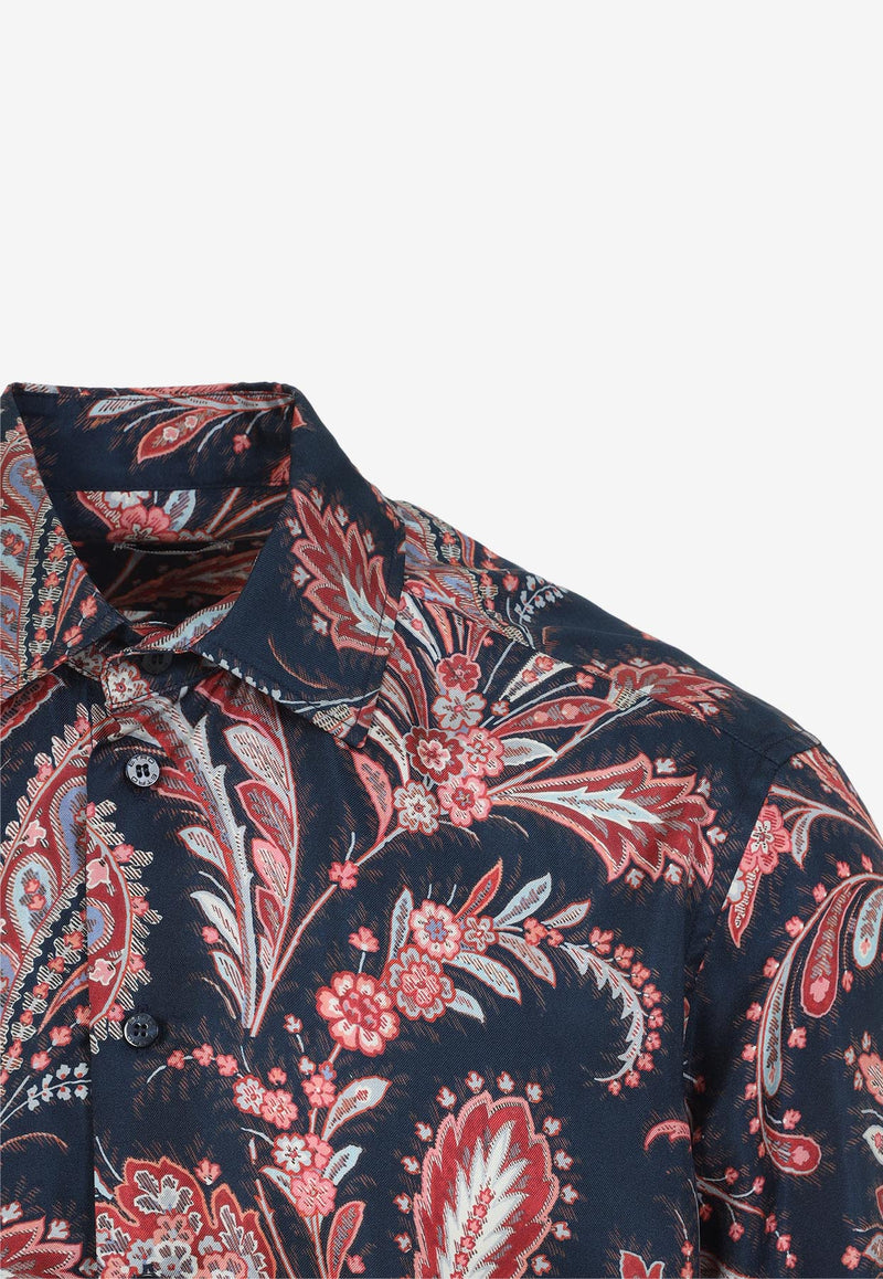 Long-Sleeved Paisley Shirt