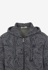 Paisley Zip-Up Hoodie