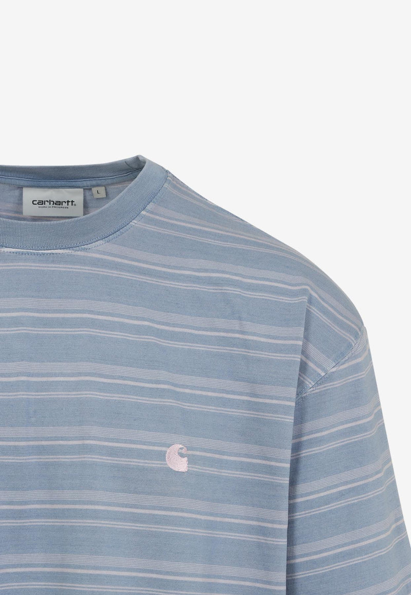 Brodine Logo-Embroidered T-shirt