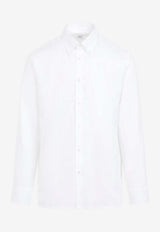 Berluti Scritto Alessandro Long-Sleeved Shirt White R27HTL98.005-000 BLANC OPTIQUE