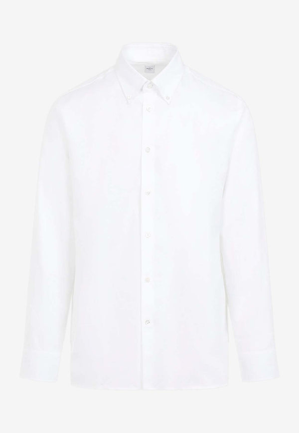 Berluti Scritto Alessandro Long-Sleeved Shirt White R27HTL98.005-000 BLANC OPTIQUE