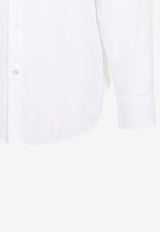 Berluti Scritto Alessandro Long-Sleeved Shirt White R27HTL98.005-000 BLANC OPTIQUE