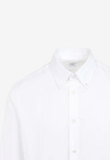 Berluti Scritto Alessandro Long-Sleeved Shirt White R27HTL98.005-000 BLANC OPTIQUE