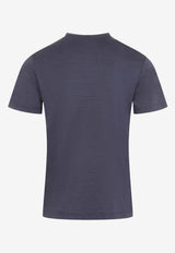 Berluti Thabor Crewneck T-shirt Blue R27JRS132.002-P84 GRANITE BLUE