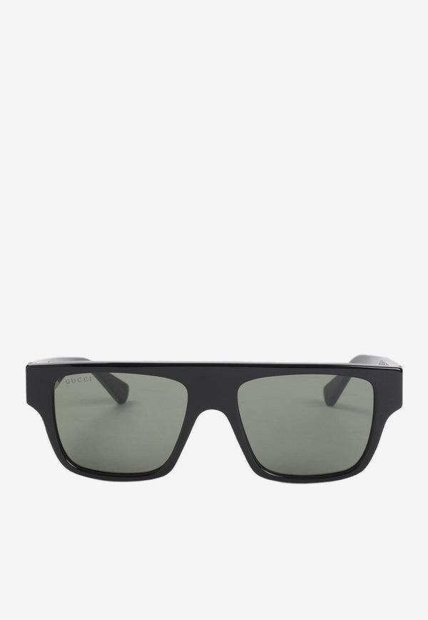 Rectangular Acetate Sunglasses