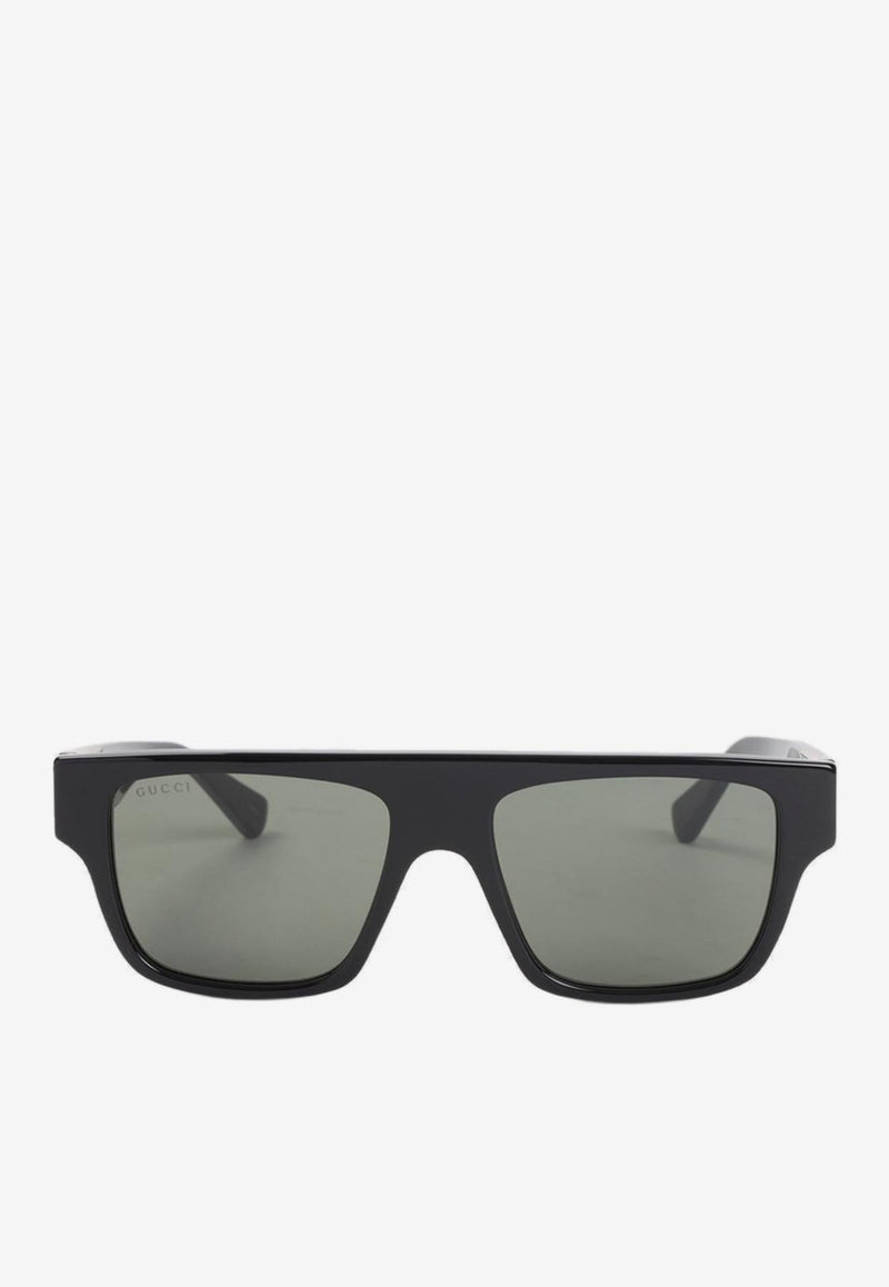 Rectangular Acetate Sunglasses